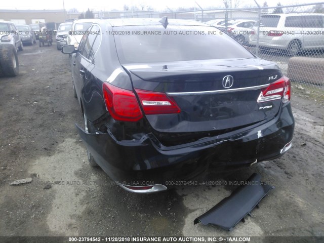 JH4KC1F96EC004229 - 2014 ACURA RLX ADVANCE BLACK photo 6