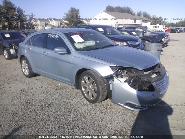 1C3CCBAB0DN669463 - 2013 CHRYSLER 200 LX BLUE photo 1