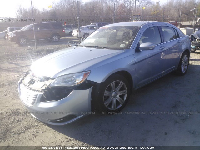 1C3CCBAB0DN669463 - 2013 CHRYSLER 200 LX BLUE photo 2