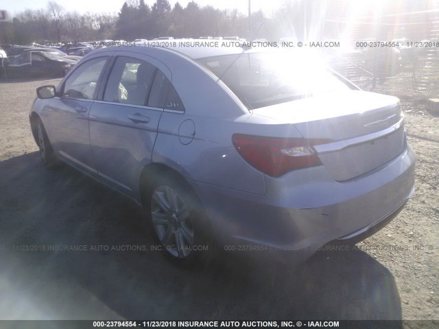 1C3CCBAB0DN669463 - 2013 CHRYSLER 200 LX BLUE photo 3