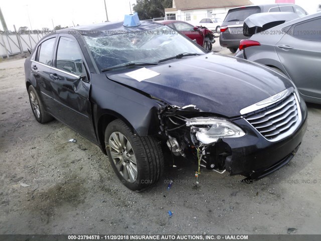 1C3CCBAB7CN271990 - 2012 CHRYSLER 200 LX BLACK photo 1