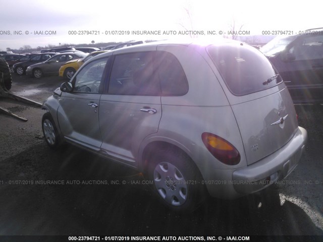 3C4FY58B05T552128 - 2005 CHRYSLER PT CRUISER TOURING BEIGE photo 3