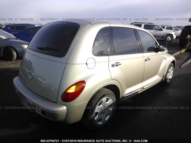 3C4FY58B05T552128 - 2005 CHRYSLER PT CRUISER TOURING BEIGE photo 4