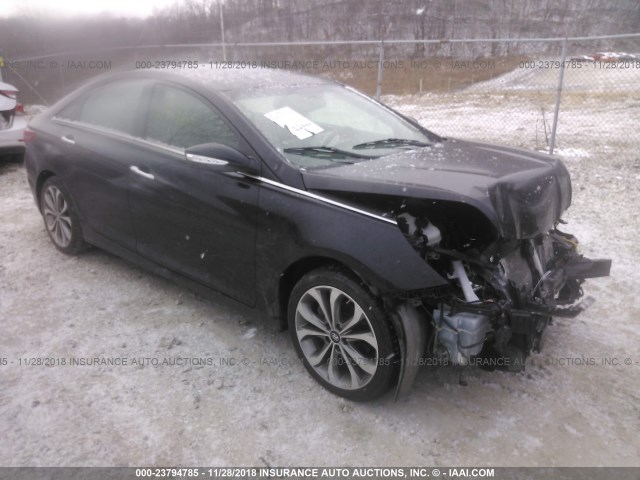 5NPEC4AB5DH804971 - 2013 HYUNDAI SONATA SE/LIMITED BLACK photo 1