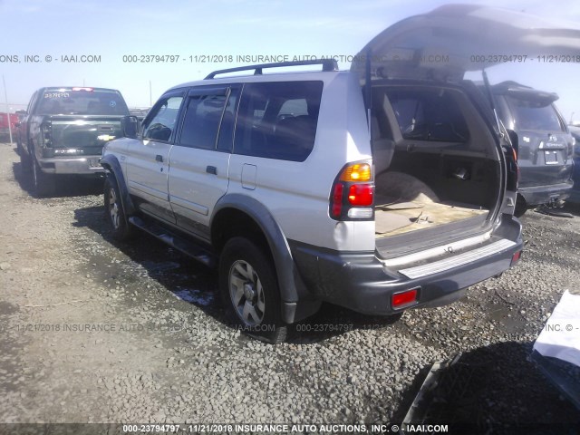 JA4LS31RX2P012179 - 2002 MITSUBISHI MONTERO SPORT XLS SILVER photo 3