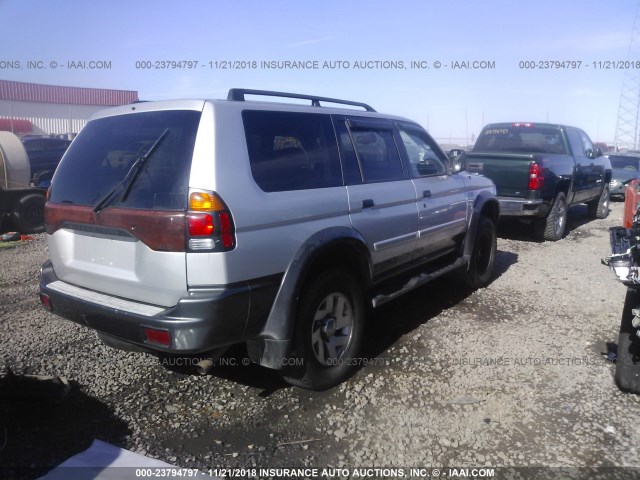 JA4LS31RX2P012179 - 2002 MITSUBISHI MONTERO SPORT XLS SILVER photo 4