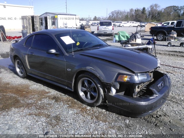 1FAFP42X02F160649 - 2002 FORD MUSTANG GT GRAY photo 1