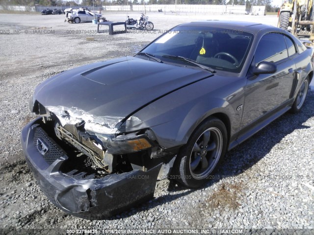 1FAFP42X02F160649 - 2002 FORD MUSTANG GT GRAY photo 6