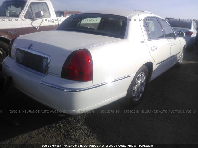 2LNBL8CV6BX750699 - 2011 LINCOLN TOWN CAR SIGNATURE LIMITED WHITE photo 4