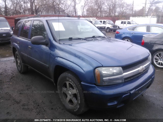 1GNDT13S962194463 - 2006 CHEVROLET TRAILBLAZER LS/LT BLUE photo 1