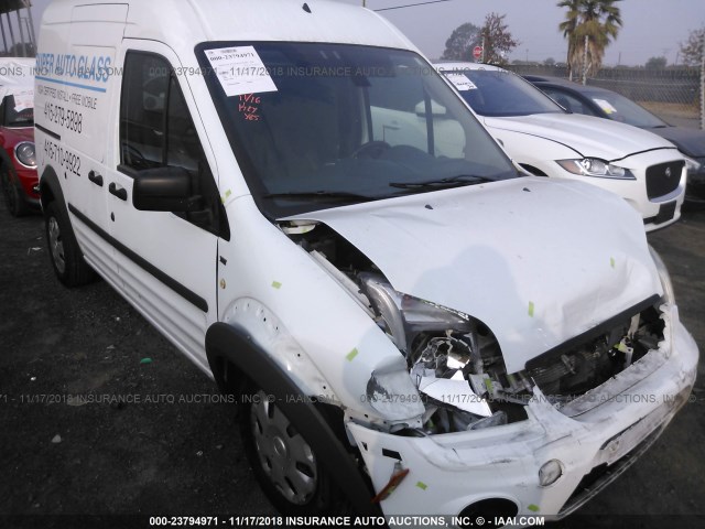 NM0LS7DN4DT157232 - 2013 FORD TRANSIT CONNECT XLT WHITE photo 1