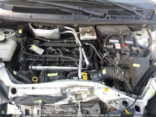 NM0LS7DN4DT157232 - 2013 FORD TRANSIT CONNECT XLT WHITE photo 10