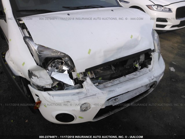 NM0LS7DN4DT157232 - 2013 FORD TRANSIT CONNECT XLT WHITE photo 6