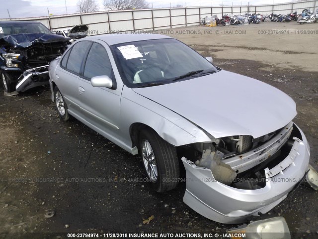 1G1JH52F647171711 - 2004 CHEVROLET CAVALIER LS SPORT SILVER photo 1