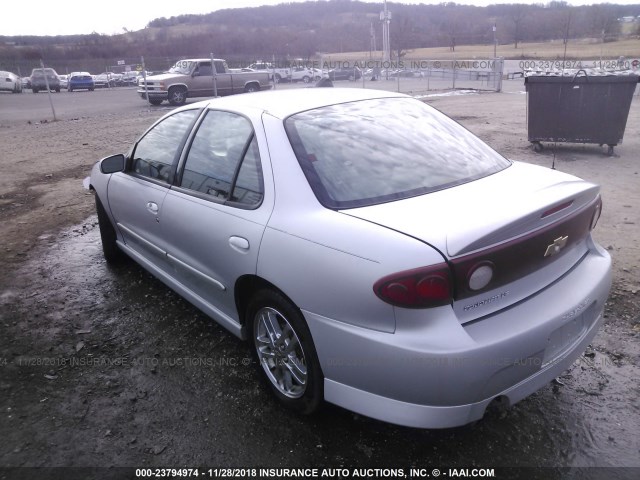 1G1JH52F647171711 - 2004 CHEVROLET CAVALIER LS SPORT SILVER photo 3