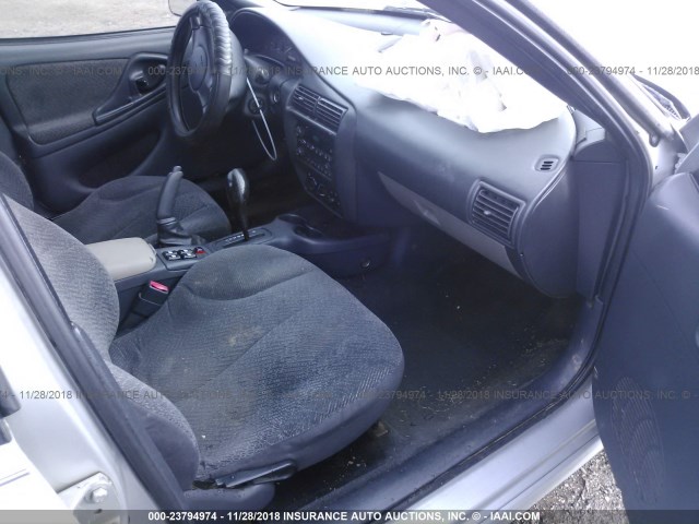 1G1JH52F647171711 - 2004 CHEVROLET CAVALIER LS SPORT SILVER photo 5