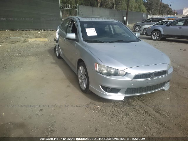 JA3AU86UX8U018817 - 2008 MITSUBISHI LANCER GTS SILVER photo 1