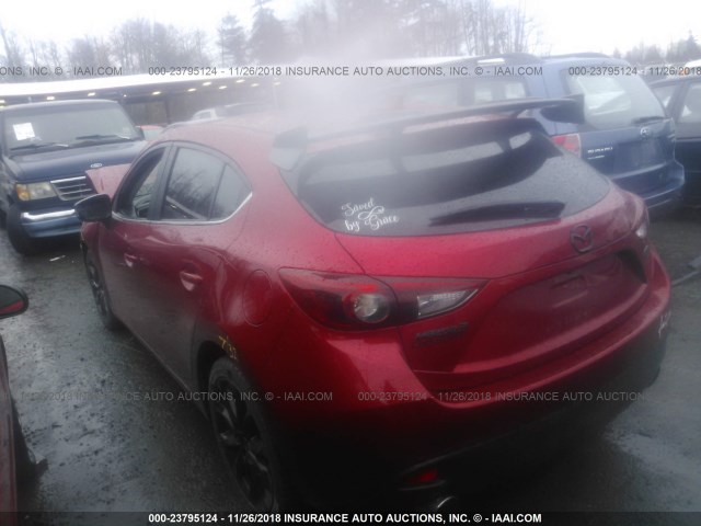 JM1BM1M32F1262824 - 2015 MAZDA 3 GRAND TOURING RED photo 3