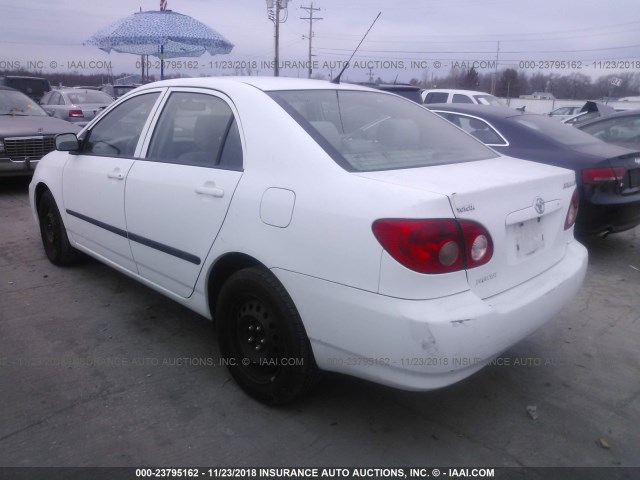 2T1BR32E86C647415 - 2006 TOYOTA COROLLA CE/LE/S WHITE photo 3