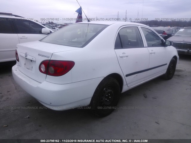 2T1BR32E86C647415 - 2006 TOYOTA COROLLA CE/LE/S WHITE photo 4