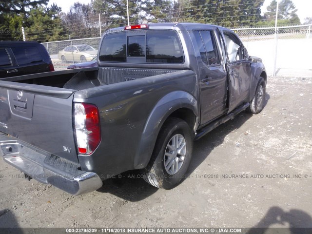 1N6AD0ER7JN717173 - 2018 NISSAN FRONTIER S/SV/SL/PRO-4X GRAY photo 4