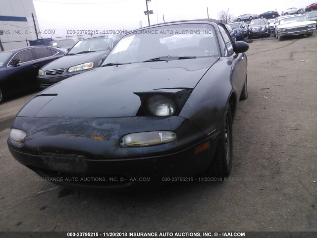 JM1NA3531S0603906 - 1995 MAZDA MX-5 MIATA BLACK photo 2