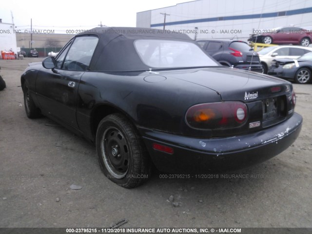 JM1NA3531S0603906 - 1995 MAZDA MX-5 MIATA BLACK photo 3