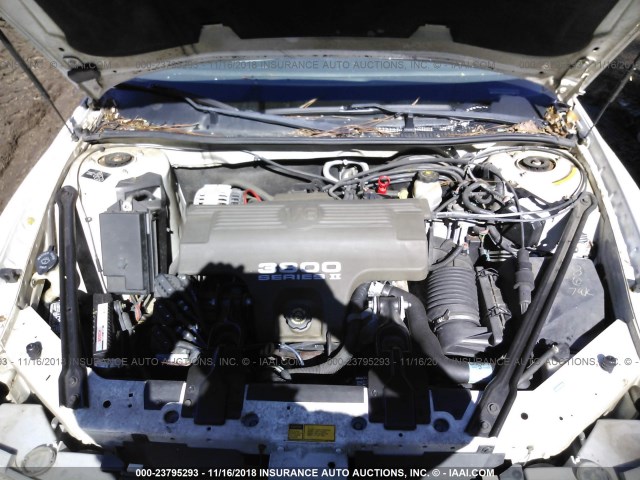 1G3WS52K1WF341901 - 1998 OLDSMOBILE INTRIGUE GL WHITE photo 10