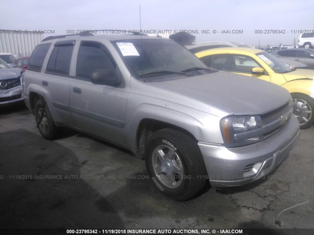 1GNDS13S052122052 - 2005 CHEVROLET TRAILBLAZER LS/LT SILVER photo 1