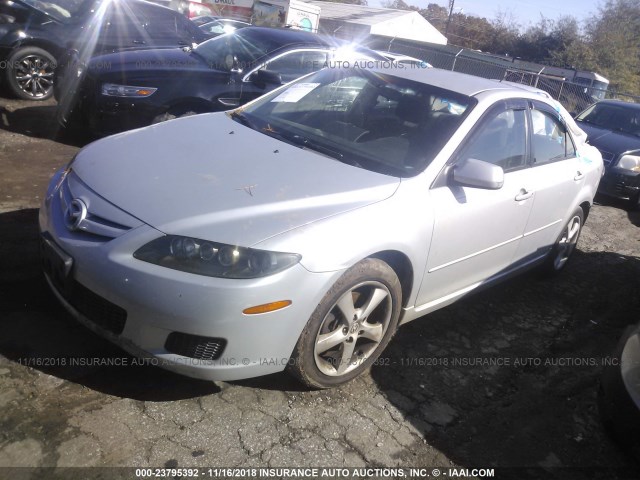 1YVHP80D875M49532 - 2007 MAZDA 6 S SILVER photo 2