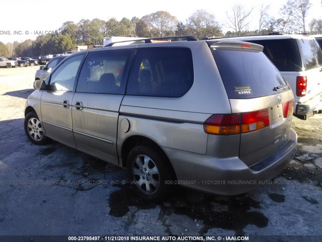 5FNRL18074B097116 - 2004 HONDA ODYSSEY EXL TAN photo 3