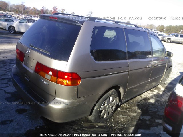 5FNRL18074B097116 - 2004 HONDA ODYSSEY EXL TAN photo 4