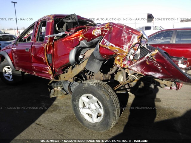 5TESN92N24Z408822 - 2004 TOYOTA TACOMA XTRACAB PRERUNNER RED photo 3