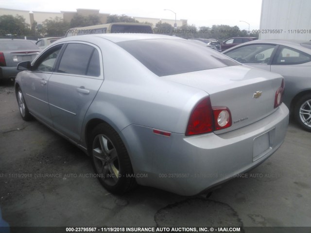 1G1ZC5EB5AF209764 - 2010 CHEVROLET MALIBU 1LT SILVER photo 3
