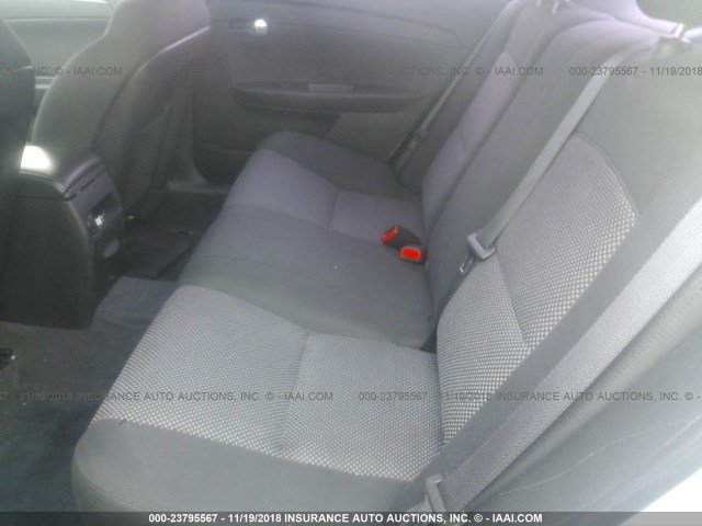 1G1ZC5EB5AF209764 - 2010 CHEVROLET MALIBU 1LT SILVER photo 8