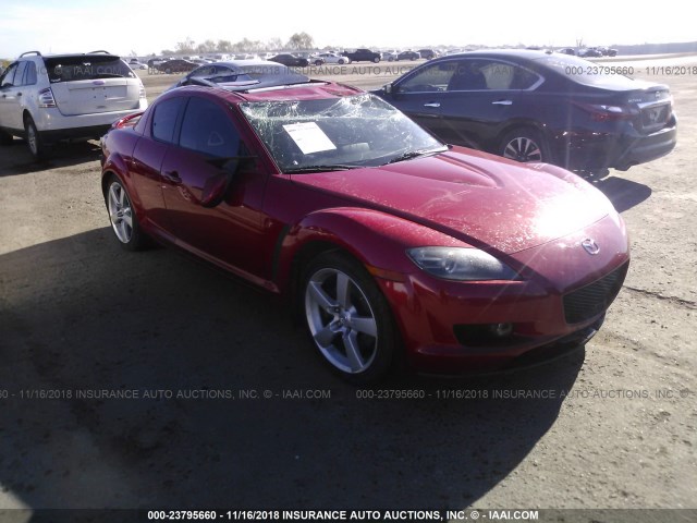 JM1FE173750153757 - 2005 MAZDA RX8 RED photo 1