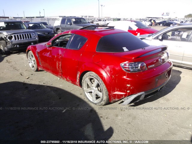 JM1FE173750153757 - 2005 MAZDA RX8 RED photo 3