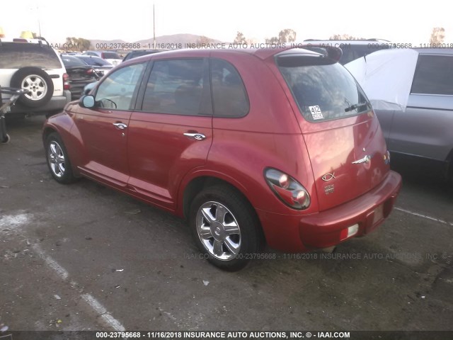 3C4FY58B83T550284 - 2003 CHRYSLER PT CRUISER TOURING RED photo 3