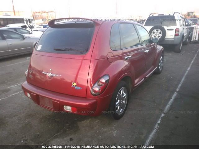 3C4FY58B83T550284 - 2003 CHRYSLER PT CRUISER TOURING RED photo 4