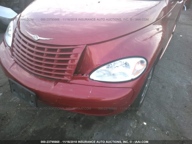 3C4FY58B83T550284 - 2003 CHRYSLER PT CRUISER TOURING RED photo 6