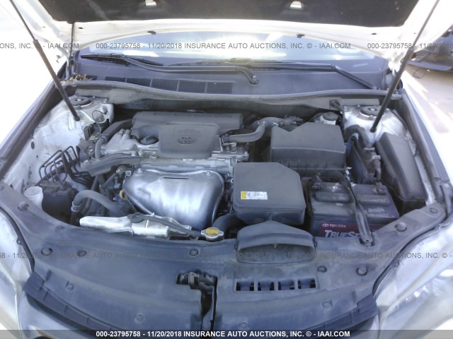 4T1BF1FK7FU104181 - 2015 TOYOTA CAMRY LE/XLE/SE/XSE 白色 照片 10