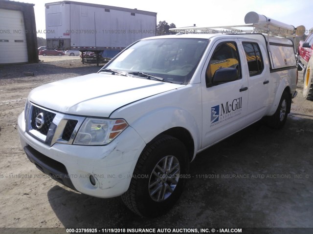 1N6AD0FV7EN713383 - 2014 NISSAN FRONTIER SV/SL WHITE photo 2