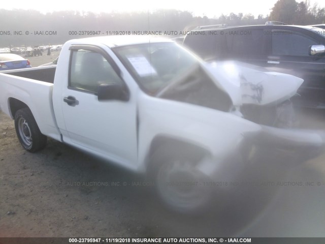 1GCCSBF90C8157476 - 2012 CHEVROLET COLORADO WHITE photo 1