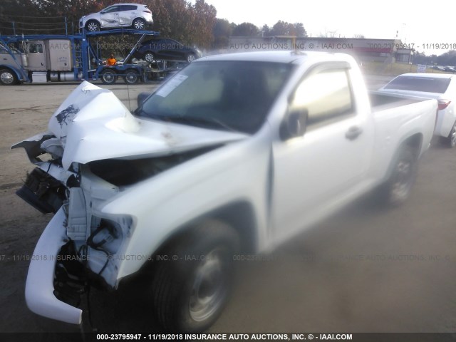 1GCCSBF90C8157476 - 2012 CHEVROLET COLORADO WHITE photo 2