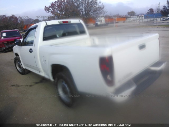 1GCCSBF90C8157476 - 2012 CHEVROLET COLORADO WHITE photo 3