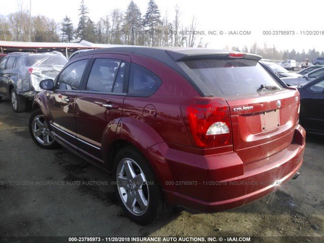 1B3HB78K47D223741 - 2007 DODGE CALIBER R/T RED photo 3