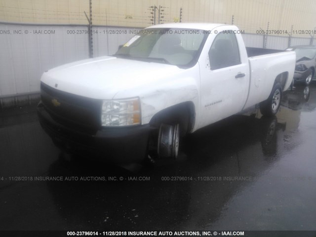 1GCNCPEAXDZ270040 - 2013 CHEVROLET SILVERADO C1500 WHITE photo 2