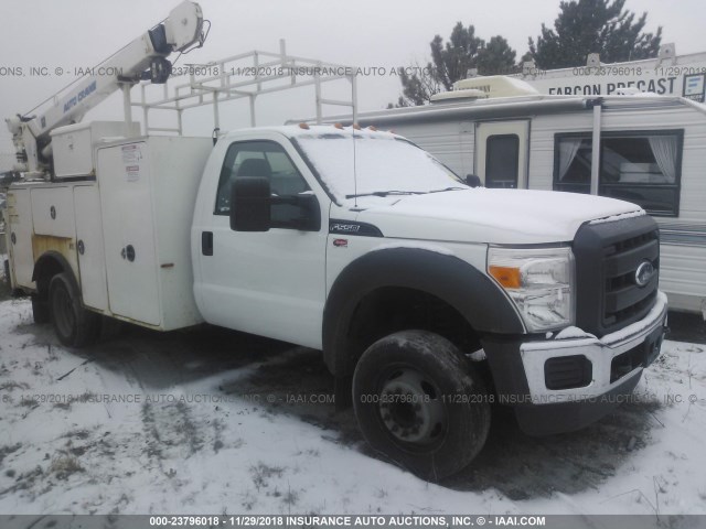 1FDUF5GYXCEC70817 - 2012 FORD F550 SUPER DUTY WHITE photo 1