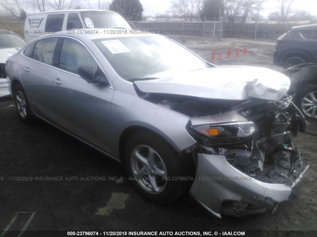 1G1ZB5ST5JF143183 - 2018 CHEVROLET MALIBU LS 银色 照片 1