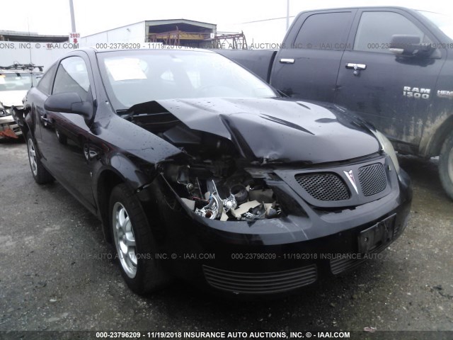 1G2AL15F577304333 - 2007 PONTIAC G5 BLACK photo 1